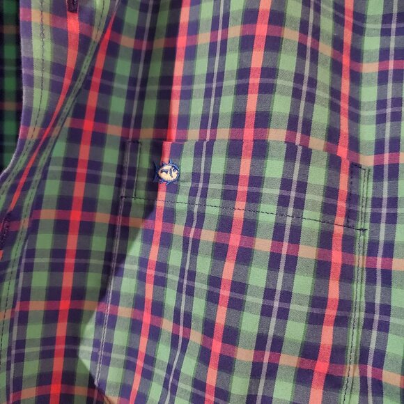 Southern Tide Check Pattern Button Down Shirt Sz. M - Picture 3 of 3